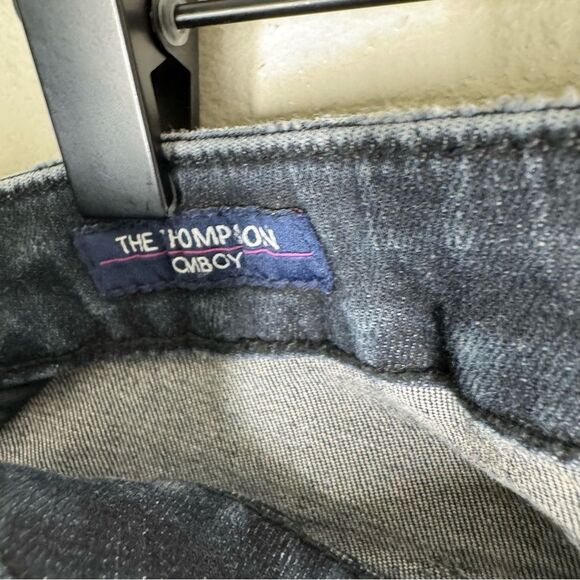 Vigoss The Thompson Tomboy Jeans Black Washed Distressed Stretch Plus Size 16 - Picture 6 of 9